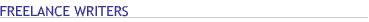 Freelance writers